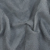 Marylin Metallic Transparent Gray Diamond Quilted Brocade