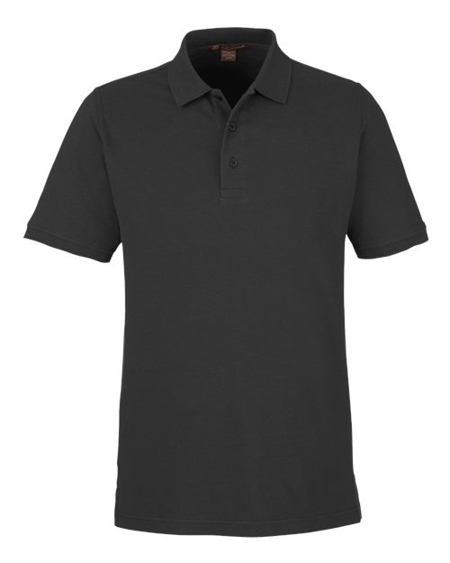 Harriton Men's Valiant Cotton Snag Protect Polo