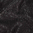 Black and Glistening Grape Luxury Abstract Metallic Brocade