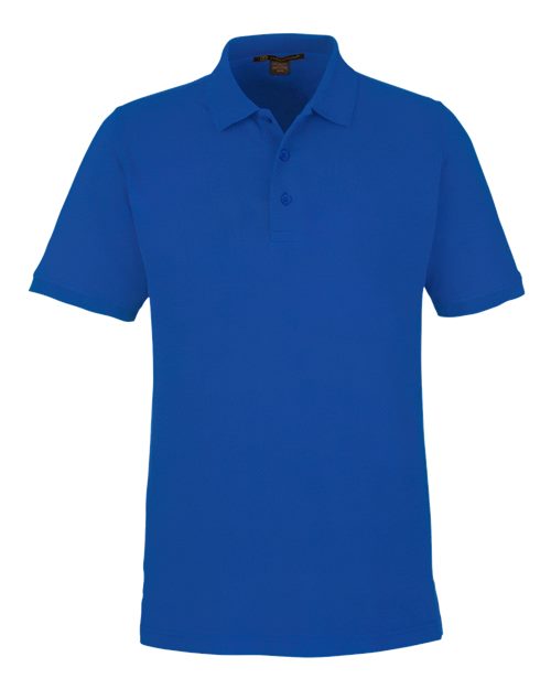Harriton Men's Valiant Cotton Snag Protect Polo