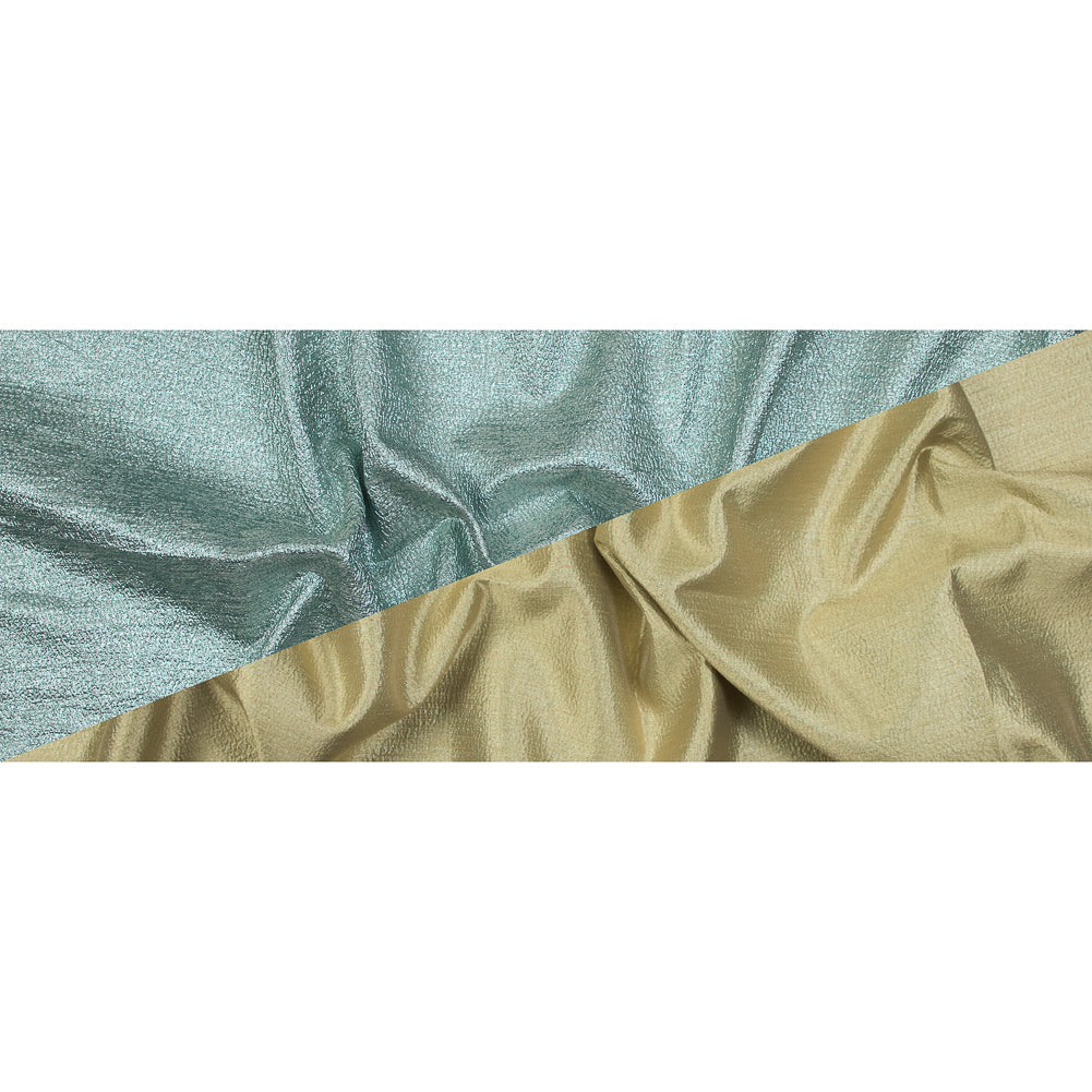Mint and Chartreuse Luxury Metallic Brocade