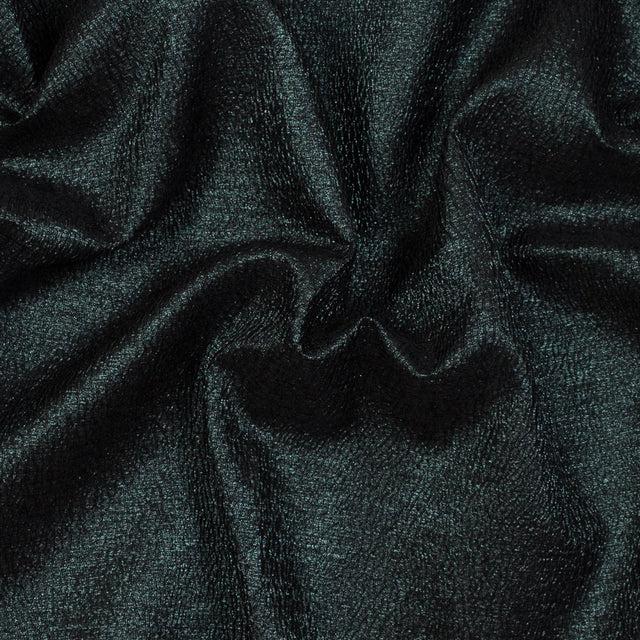 Forest Green and Red Luxury Metallic Brocade