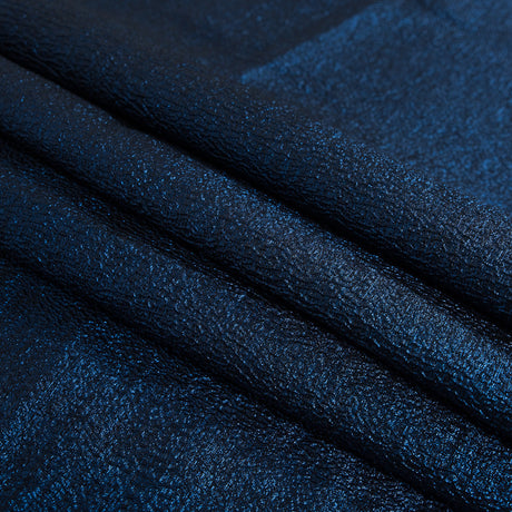 Blue and Aubergine Luxury Metallic Brocade