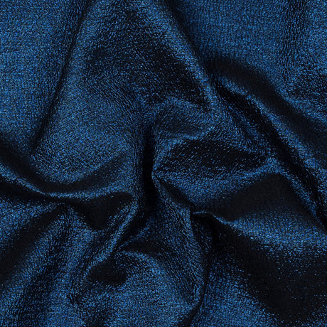 Blue and Aubergine Luxury Metallic Brocade