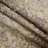 Rose Gold and Gold Luxury Geometric Metallic Brocade