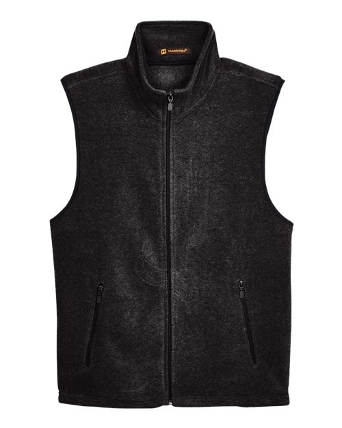 Harriton Unisex Fleece Full-Zip Vest