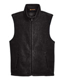 Harriton Unisex Fleece Full-Zip Vest
