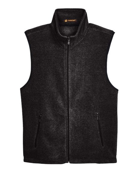 Harriton Unisex Fleece Full-Zip Vest