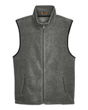 Harriton Unisex Fleece Full-Zip Vest