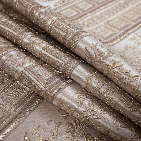 Pink and Gold Luxury Classical Metallic Brocade