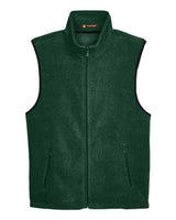 Harriton Unisex Fleece Full-Zip Vest