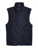 Harriton Unisex Fleece Full-Zip Vest