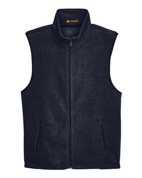 Harriton Unisex Fleece Full-Zip Vest