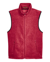 Harriton Unisex Fleece Full-Zip Vest