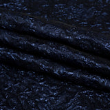 Navy and Royal Blue Luxury Floral Metallic Brocade