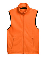 Harriton Unisex Fleece Full-Zip Vest