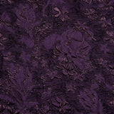 Regal Purple Luxury Floral Metallic Brocade