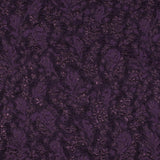 Regal Purple Luxury Floral Metallic Brocade