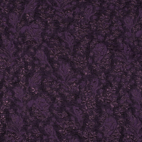 Regal Purple Luxury Floral Metallic Brocade