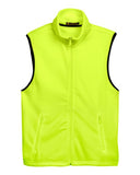 Harriton Unisex Fleece Full-Zip Vest