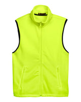 Harriton Unisex Fleece Full-Zip Vest