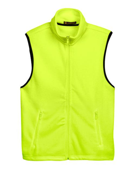 Harriton Unisex Fleece Full-Zip Vest