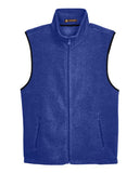 Harriton Unisex Fleece Full-Zip Vest