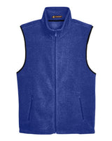 Harriton Unisex Fleece Full-Zip Vest
