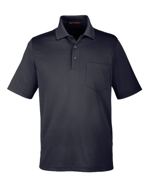 Harriton Men's Advantage Snag Protection Plus Pocket Polo