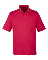 Harriton Men's Advantage Snag Protection Plus Pocket Polo
