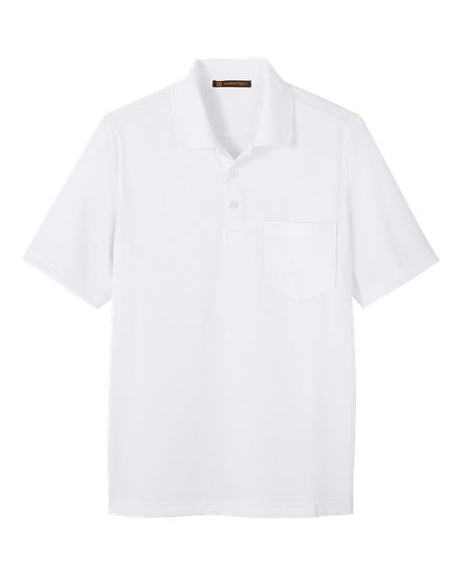Harriton Men's Advantage Snag Protection Plus Pocket Polo