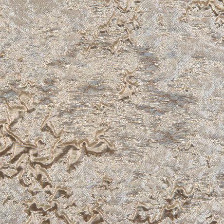 Beige and Gold Luxury Abstract Metallic Brocade