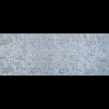 Aqua and Rose Gold Luxury Abstract Metallic Brocade
