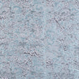 Aqua and Rose Gold Luxury Abstract Metallic Brocade