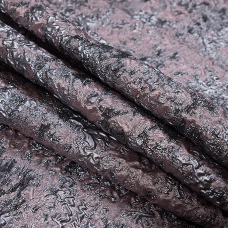 Pink and Gunmetal Luxury Abstract Metallic Brocade