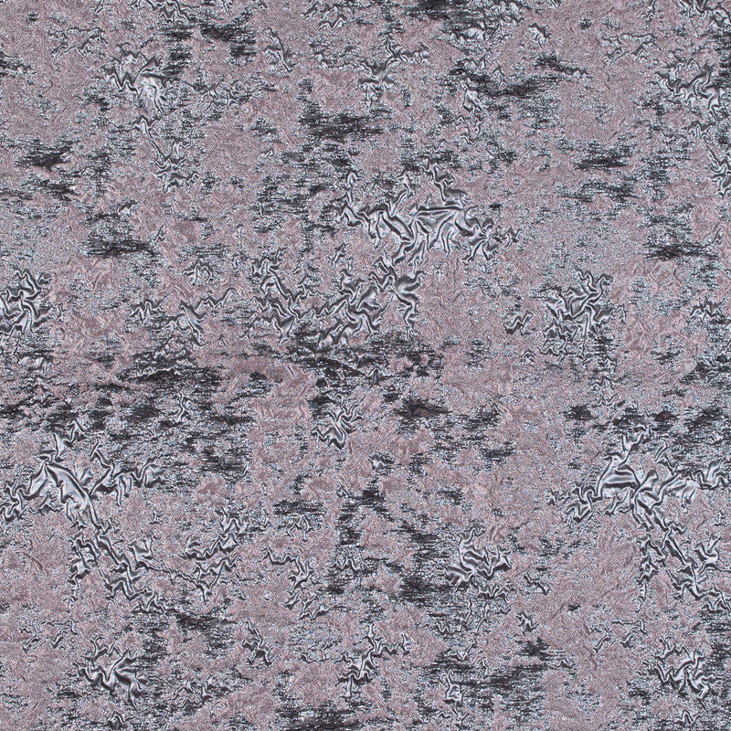 Pink and Gunmetal Luxury Abstract Metallic Brocade