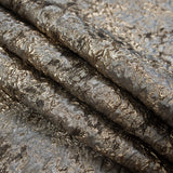 Gray and Gold Luxury Abstract Metallic Brocade