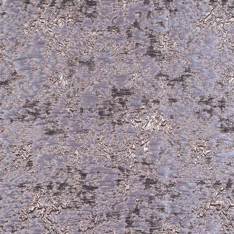Pale Orchid and Rose Gold Luxury Abstract Metallic Brocade