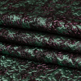 Sea Spray and Purple Luxury Abstract Metallic Brocade