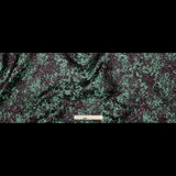 Sea Spray and Purple Luxury Abstract Metallic Brocade