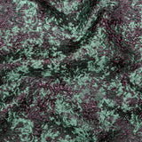 Sea Spray and Purple Luxury Abstract Metallic Brocade