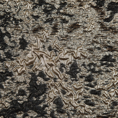 Black and Gold Luxury Abstract Metallic Brocade