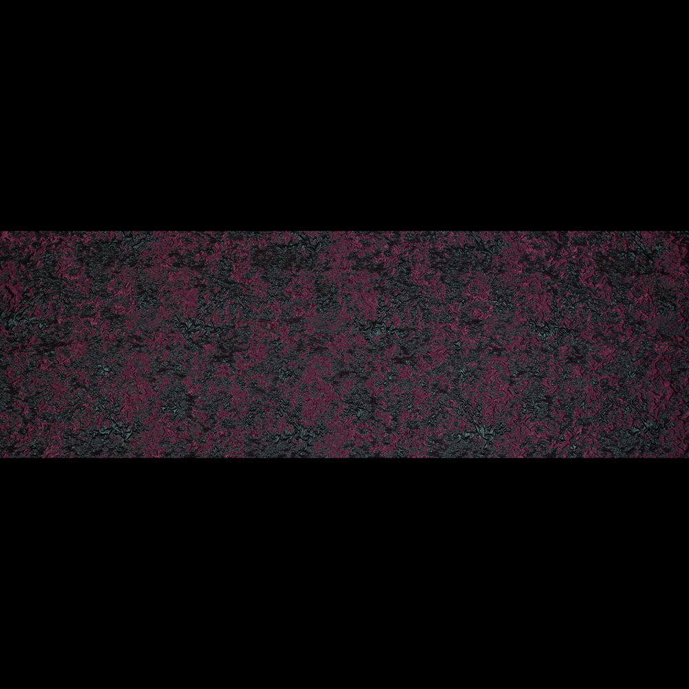 Bordeaux and Forest Luxury Abstract Metallic Brocade