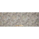 Gold and Pale Gray Luxury Abstract Metallic Brocade