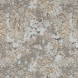 Gold and Pale Gray Luxury Abstract Metallic Brocade