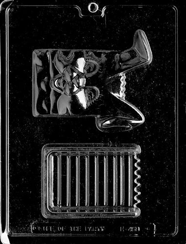 Rabbit Open Pour Box Chocolate Mold - LPE458