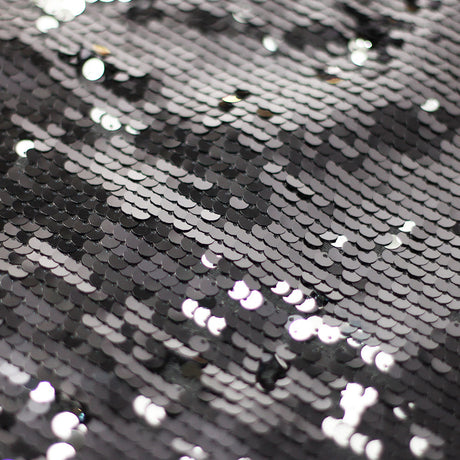Bojangles Sequins Poly Spandex Fabric - Multiple Colors, Reversible Round Sequins, 50-52" Width (1 Yard)