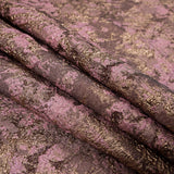 Gold and Pink Luxury Abstract Metallic Brocade