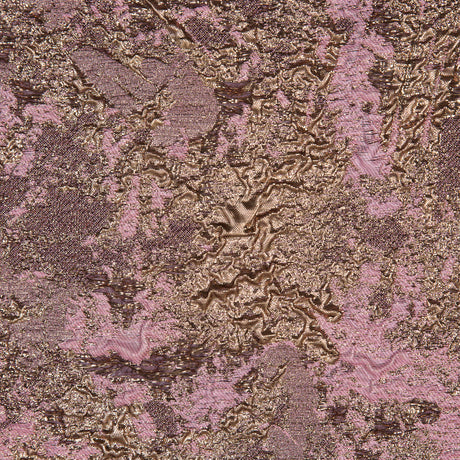 Gold and Pink Luxury Abstract Metallic Brocade