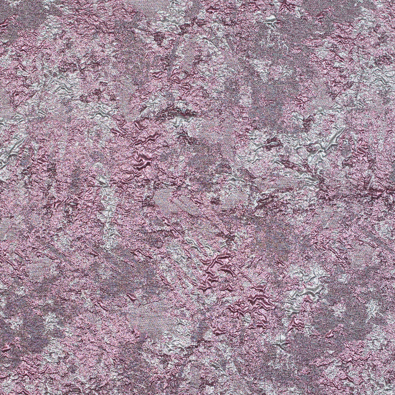 Pink and Silver Luxury Abstract Metallic Brocade
